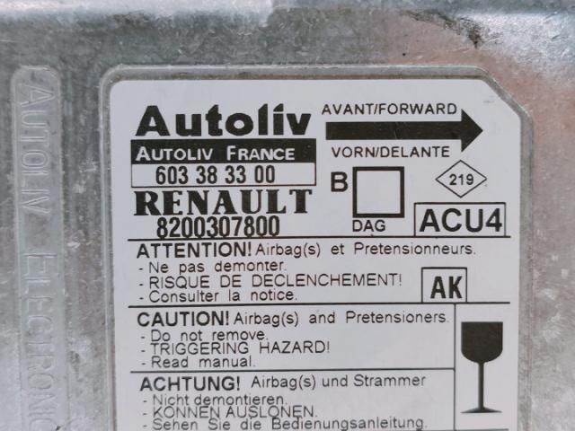 bontott RENAULT MEGANE II Légzsák Elektronika