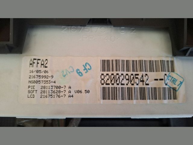 bontott RENAULT MEGANE II Multifunkciós Kijelző