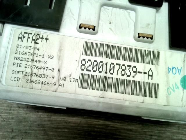 bontott RENAULT MEGANE II Multifunkciós Kijelző