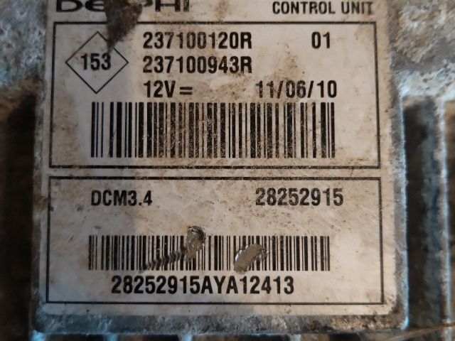 bontott RENAULT MEGANE III Motorvezérlő