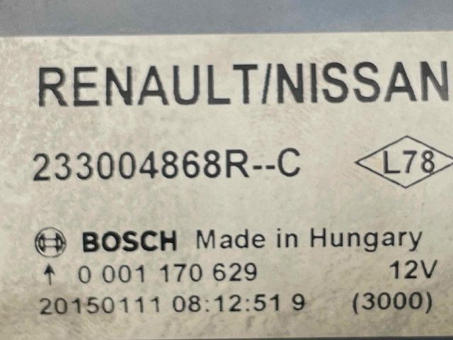 bontott RENAULT MEGANE III Önindító