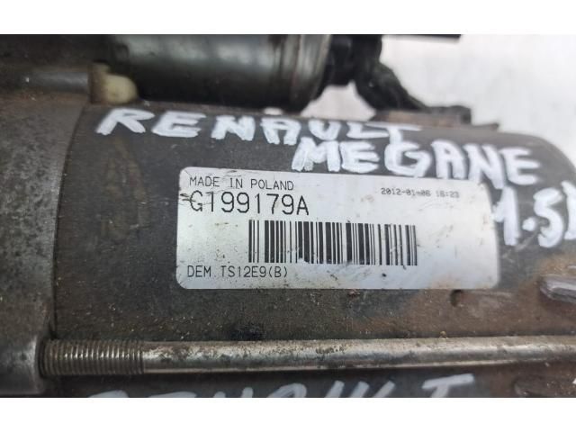 bontott RENAULT MEGANE III Önindító
