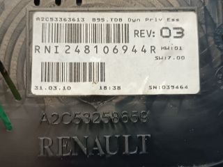 bontott RENAULT MEGANE III Kilométeróra