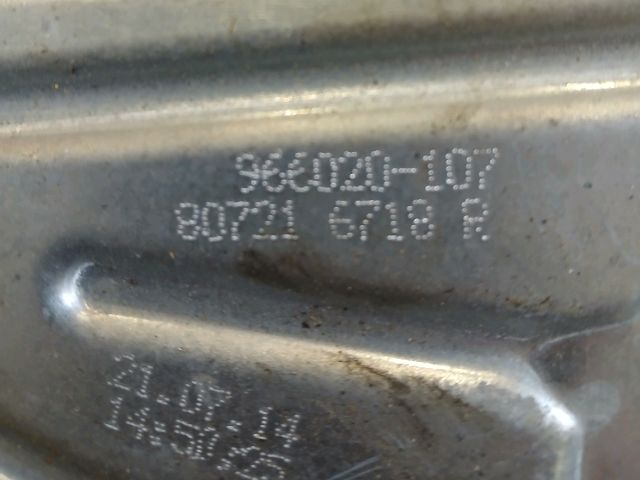 bontott RENAULT MEGANE III Bal első Ablakemelő Szerkezet (Elektromos)