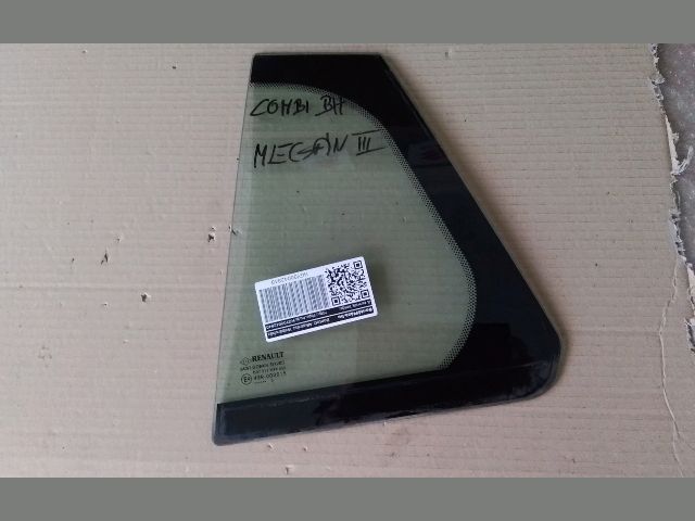bontott RENAULT MEGANE III Bal hátsó Fixüveg (Ajtóban)