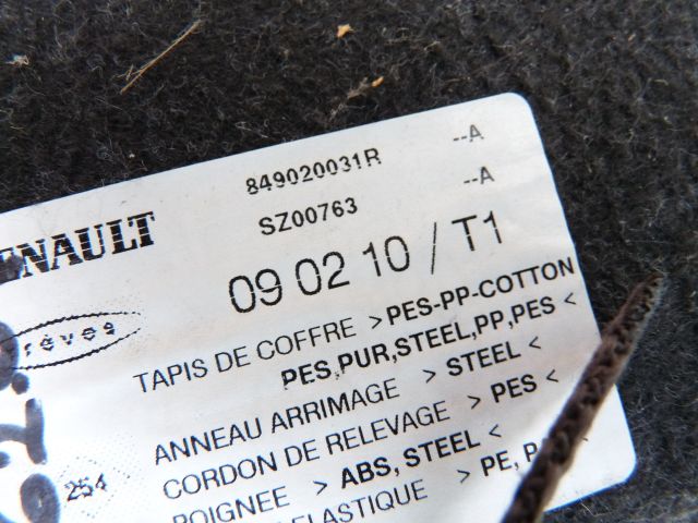 bontott RENAULT MEGANE III Csomagtér Tálca