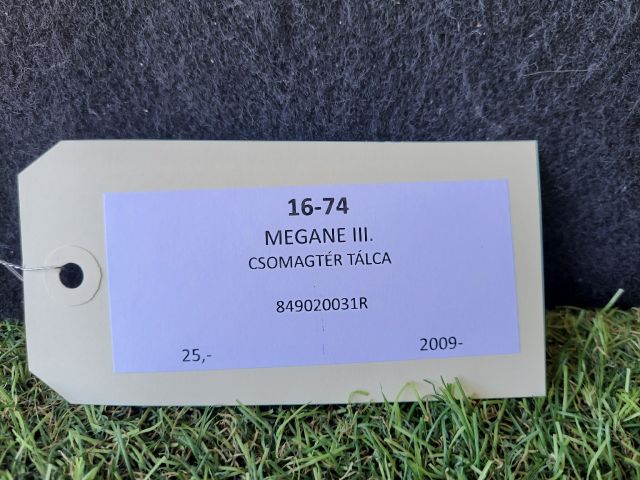 bontott RENAULT MEGANE III Csomagtér Tálca