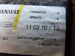 bontott RENAULT MEGANE III Csomagtérajtó Kárpit