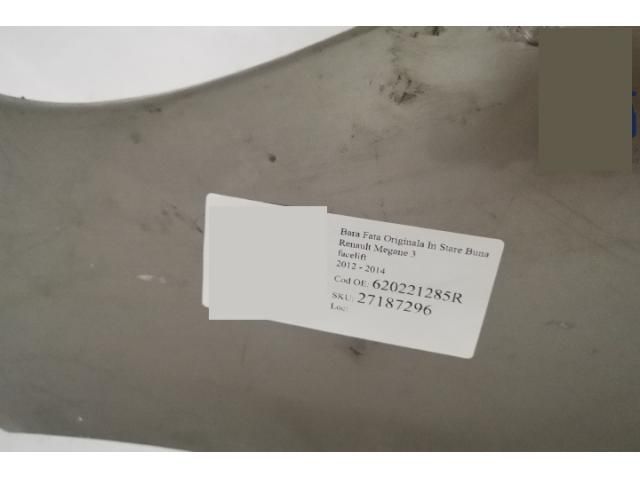 bontott RENAULT MEGANE III Első Lökhárító (Üresen)