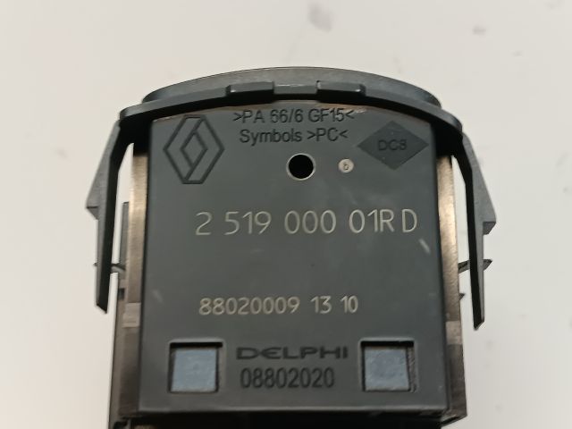 bontott RENAULT MEGANE III Fényszórómagasság Állító Kapcsoló