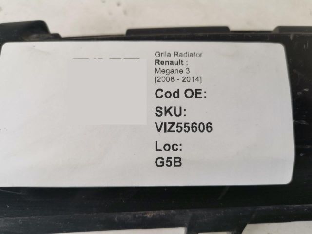 bontott RENAULT MEGANE III Hűtőrács