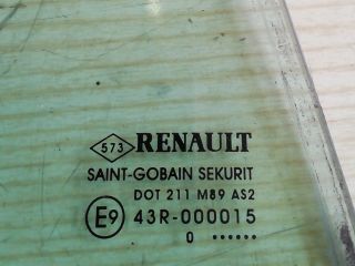 bontott RENAULT MEGANE III Jobb C Oszlop Oldalablak Üveg