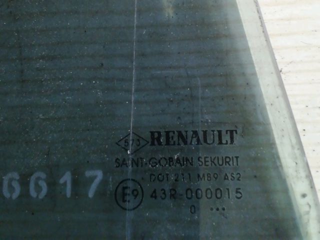 bontott RENAULT MEGANE III Jobb C Oszlop Oldalablak Üveg