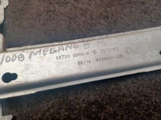 bontott RENAULT MEGANE III Jobb hátsó Ablakemelő Szerkezet (Elektromos)