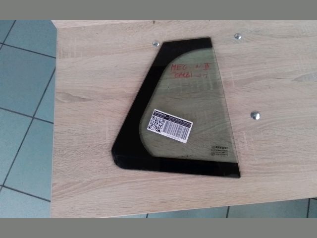 bontott RENAULT MEGANE III Jobb hátsó Fixüveg (Ajtóban)