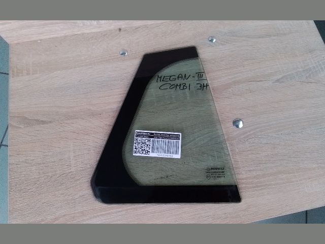 bontott RENAULT MEGANE III Jobb hátsó Fixüveg (Ajtóban)