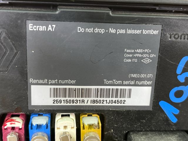 bontott RENAULT MEGANE III Multifunkciós Kijelző