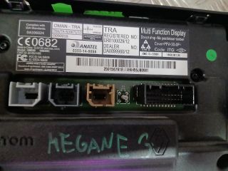 bontott RENAULT MEGANE III Navigációs Fejegység