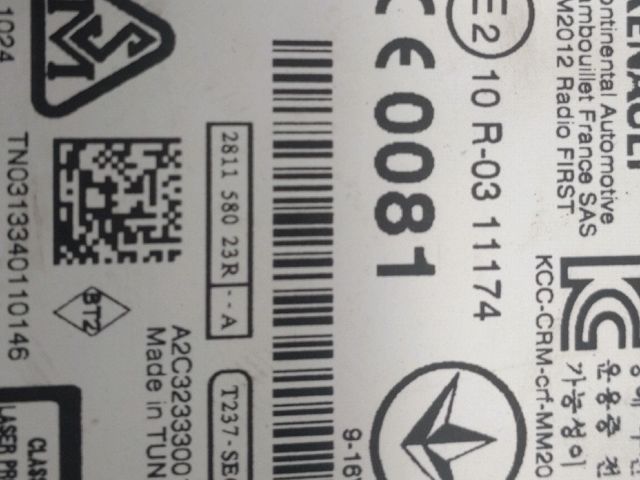 bontott RENAULT MEGANE III Rádió / CD