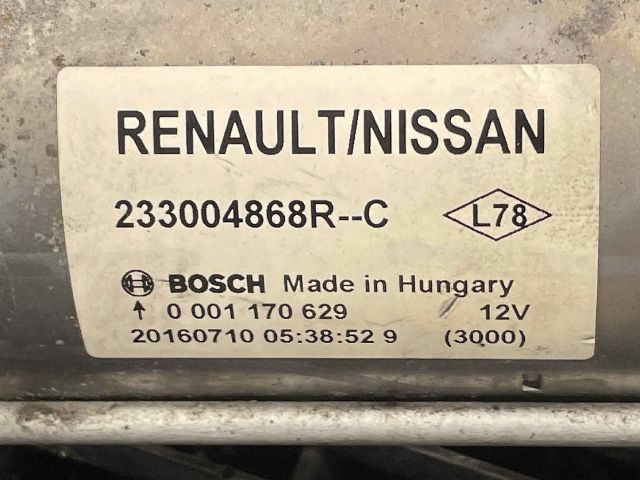 bontott RENAULT MEGANE IV Önindító