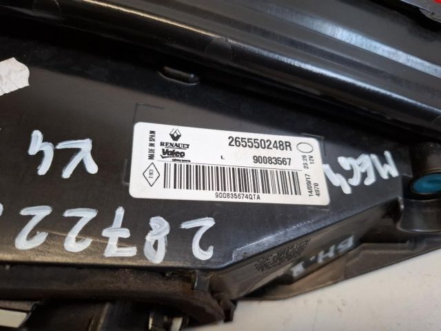 bontott RENAULT MEGANE IV Bal Hátsó Lámpa