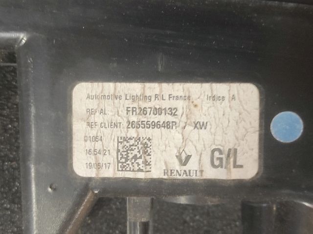 bontott RENAULT MEGANE IV Grandtour Bal Belső Hátsó Lámpa