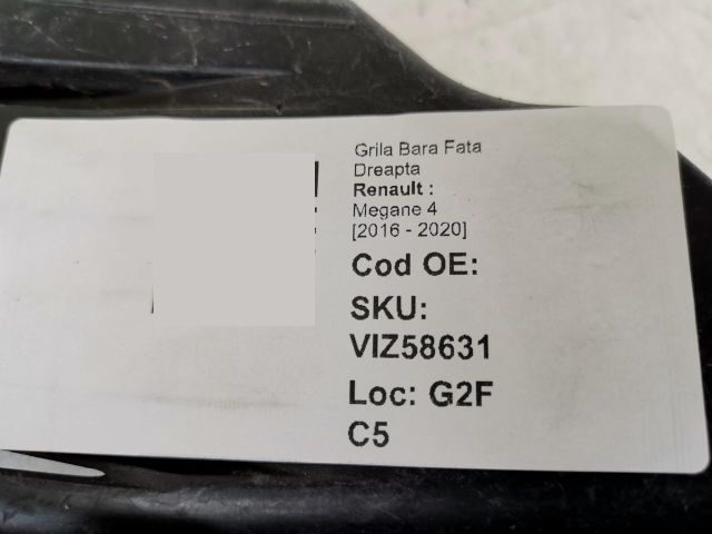 bontott RENAULT MEGANE IV Hűtőrács