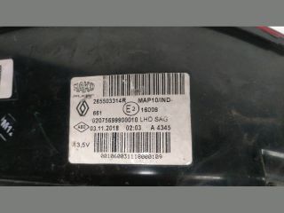 bontott RENAULT MEGANE IV Jobb Külső Hátsó Lámpa