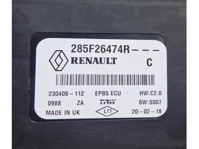 bontott RENAULT MEGANE IV Kézifék Elektronika