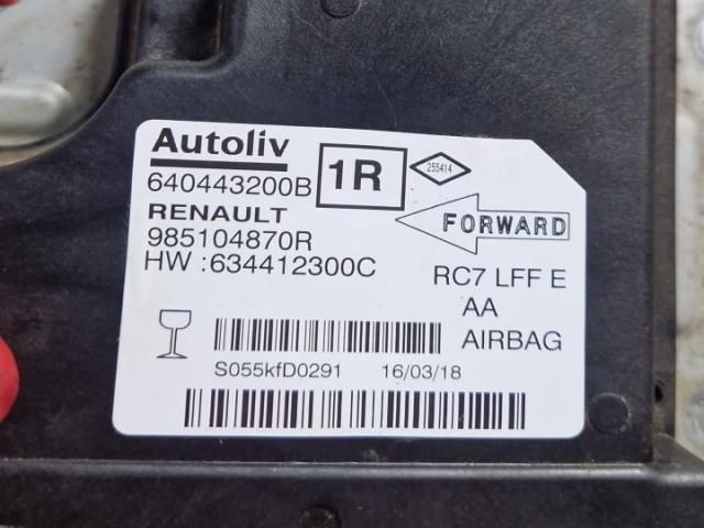 bontott RENAULT MEGANE IV Légzsák Elektronika