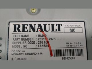 bontott RENAULT MEGANE IV Rádió / CD