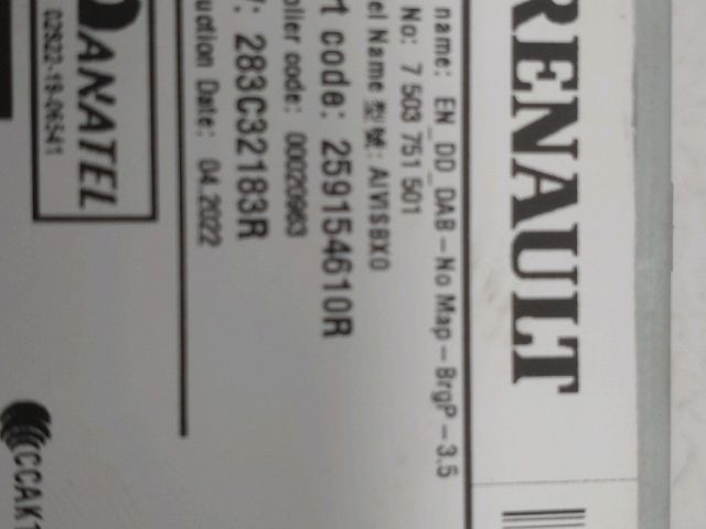 bontott RENAULT MEGANE IV Rádió / CD