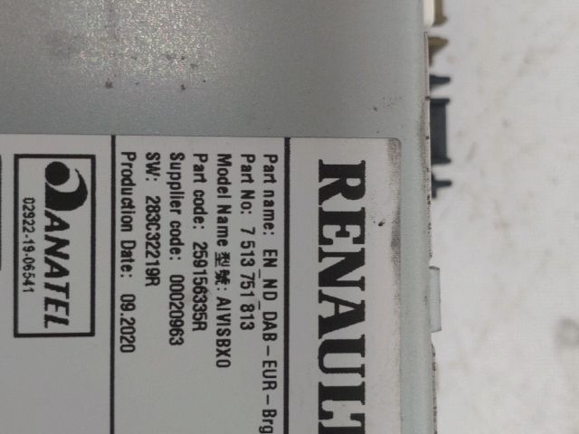 bontott RENAULT MEGANE IV Rádió / CD