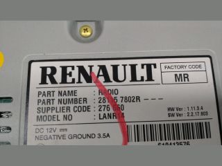 bontott RENAULT MEGANE IV Rádió / CD