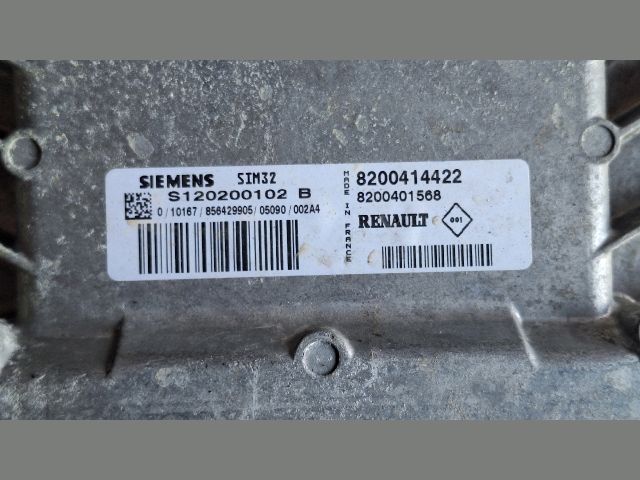 bontott RENAULT MODUS Motorvezérlő