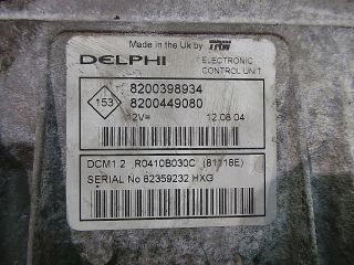 bontott RENAULT MODUS Motorvezérlő