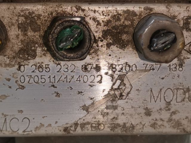 bontott RENAULT MODUS ABS Kocka