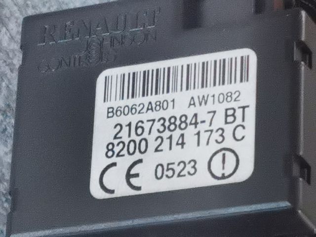 bontott RENAULT MODUS Gyújtáskapcsoló Házzal