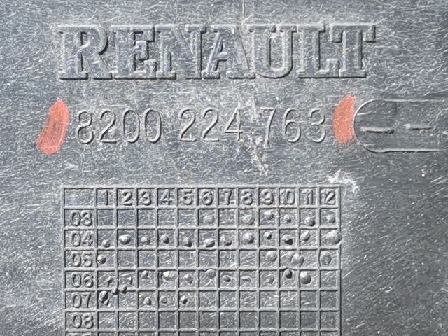 bontott RENAULT MODUS Homlokfal (Üres lemez)