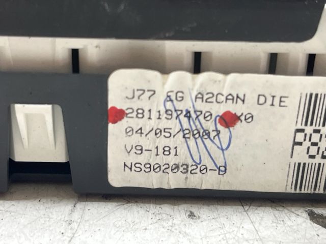 bontott RENAULT MODUS Kilométeróra