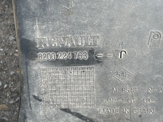 bontott RENAULT MODUS Homlokfal (Üres lemez)