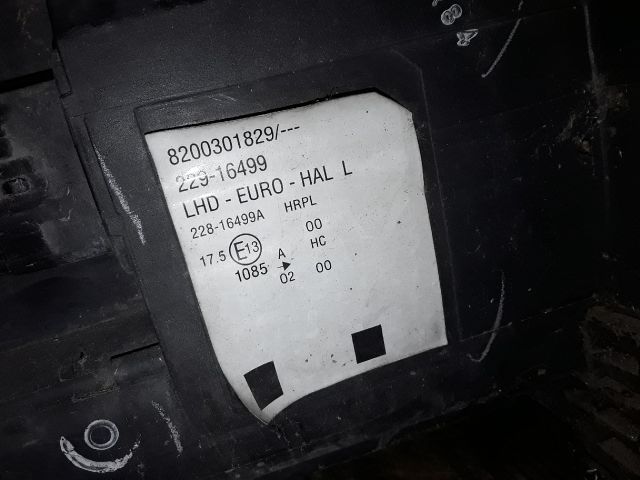 bontott RENAULT MODUS Bal Fényszóró