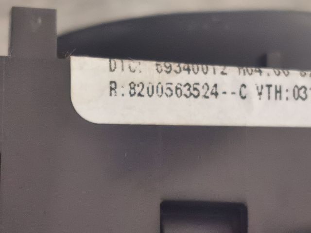 bontott RENAULT MODUS Fűtéskapcsoló (digit klímás)