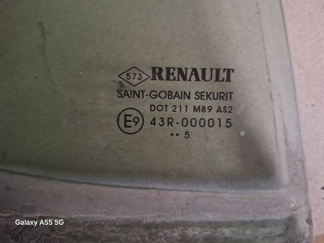 bontott RENAULT MODUS Jobb hátsó Fixüveg (Ajtóban)