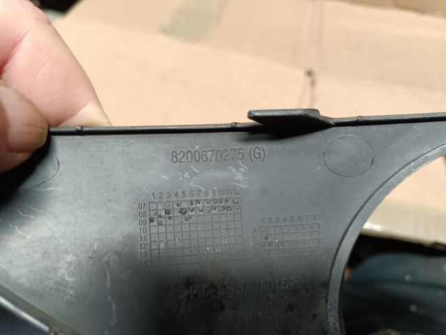 bontott RENAULT MODUS Jobb Ködlámpa Rács