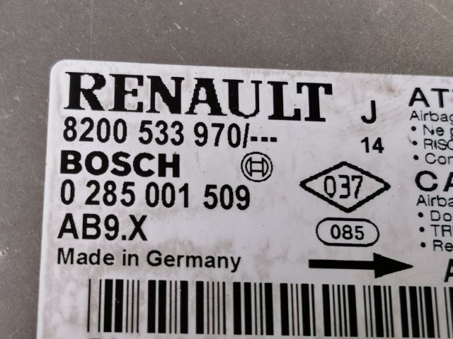 bontott RENAULT MODUS Légzsák Elektronika