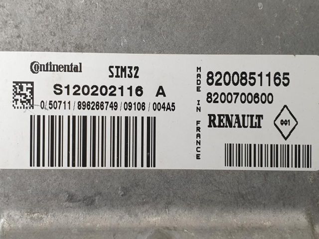 bontott RENAULT MODUS Motorvezérlő