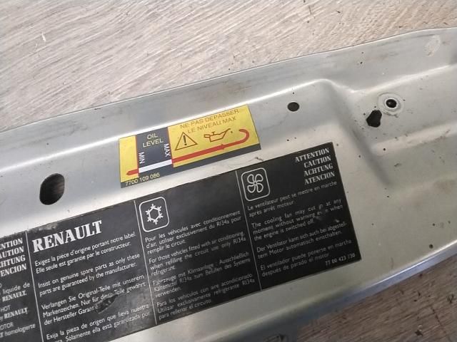 bontott RENAULT SCÉNIC I Homlokfal (Üres lemez)