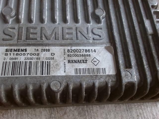 bontott RENAULT SCÉNIC I Motorvezérlő
