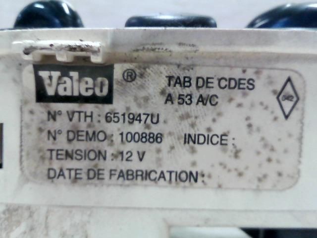 bontott RENAULT SCÉNIC I Fűtéskapcsoló